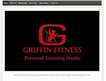 Tablet Screenshot of griffinfitness.com